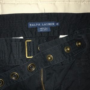 Black Ralph Lauren Cargo Pants
